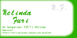 melinda furi business card